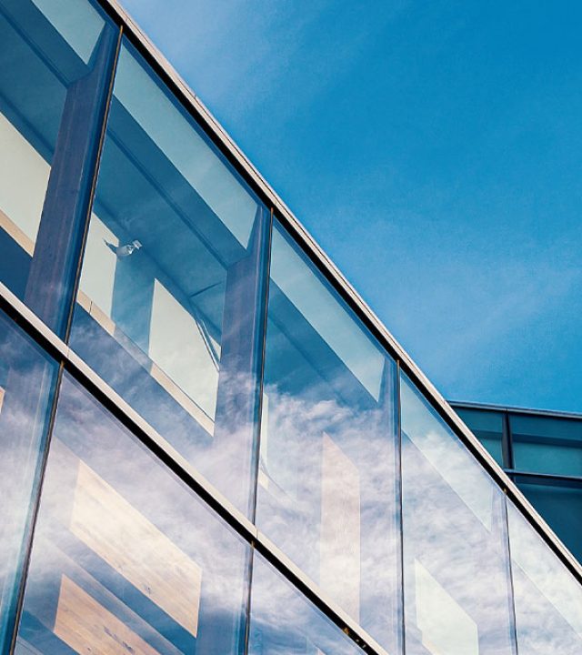 glass-building glass building